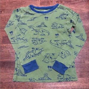 Carter's Green and Blue Dinosaur Long Sleeve Tee